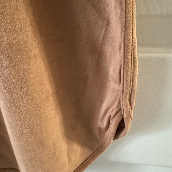 Cupid Sm Faux Suede Round Neck Slipover Cap Sleeves, Tunic Style…NWOT - Picture 3 of 7